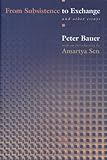 Image de From Subsistence to Exchange and Other Essays (New Forum Books)