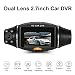 Produktbild KKmoon 1080p HD 2,7 Zoll Dual Lens Dash Cam Auto DVR Video Recorder Kamera GPS-Modul
