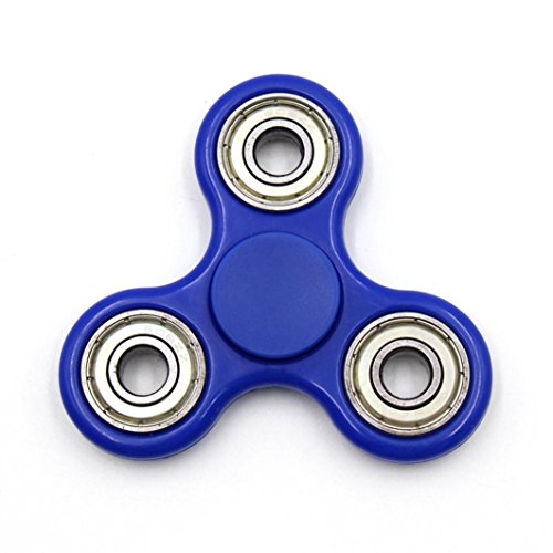 Hand Spinner,Omiky EDC Tri Fidget Spinner Finger Toy for ADD ADHD Anxiety Autism Suffers (Blue) Hand Spinner,Omiky EDC Tri Fidget Spinner Finger Toy for ADD ADHD Anxiety Autism Suffers (Blue)