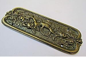 S & S INTERNATIONAL Cherub Finger Plate Antique Brass (Antique Brass)