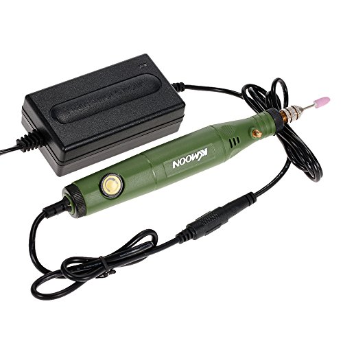 KKmoon AC110-230V Mini Elektrische Schleifer Set/ Variable Geschwindigkeit Bohrmaschine/ Praktische Schleifen Werkzeug Ausgezeichnete Fräsen Trimmen Polieren Bohren Schneiden Gravieren Werkzeug Kit - 6