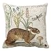 Produktbild Jiayou J Modern Vintage French Rabbit In The Garden Print Cotton Linen Decorative Throw Pillow Case Cushion Cover 18 * 18 Inch b:27
