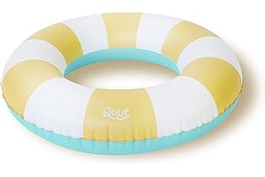 Quut - bouée Gonflable 40cm - Design et ludique - à partir de 18 Mois - Vinyle Premium Durable (Vert Jardin)