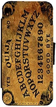 Ouija Board Goth Emo Metal Leather Flip Phone Case Wallet Cover for iPhone &amp; Samsung (Samsung Galaxy S8)