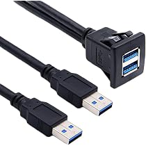 USB-C Unterputzkabel Für Auto – Wasserdicht, 1,5 M, Flush Mount