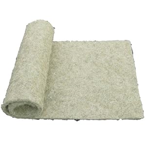 pemmiproducts Alfombra para roedores Hecha de 100% de cáñamo, 100 x 40 cm 10 mm de Espesor, Alfombra para roedores Adecuada como Revestimiento de Piso en Jaula