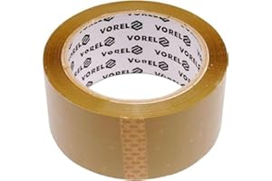 VOREL 75301 - cinta de embalaje marrón 48mmx40m