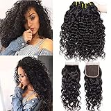brazilian virgin human hair body wave ☀️4.Brazilian Water Wave Hair Bundles,95-100g per Bundle ,Closure 30-42g,8-28inch,Mixed length hair bundles.