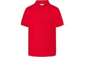 Mister Patch Polo T-Shirt Maglietta Divisa Scolastica Bianca Maniche Corte 5/6 Anni - 100% Cotone