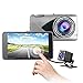 Produktbild Dash Cam Gigue 1080P Touch Screen Auto Dashboard Kamera 10,2 cm Rückfahrkamera Backup Kamera Dual Lens mit G-Sensor, Loop Aufnahme, Bewegungserkennung