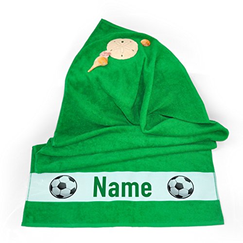 privatewear Duschtuch 70 x 140 cm für Fußballer mit Namensaufdruck