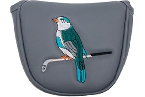 DONGKER Copertura per Putter da Golf, Copritesta per Mazze da Golf in Pelle PU con Strato Interno in Morbido Velluto, Copri Testa per Maggior Parte Mazza da Golf