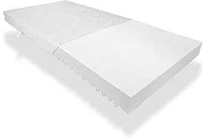 ‎PARADIES PARADIES Kindermatratze 90x200 cm Antonia - Wendematratze für Babys & Kleinkinder, abnehmbare & einzeln waschbare Bezugseiten, Schaumstoffmatratze Härtegrad H2