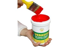 Mondo Ape Vernice Ecologica per Arnie e Melari,100% Naturale a Base di Oli Vegetali, Olio di Lino - Apicoltura Rosso