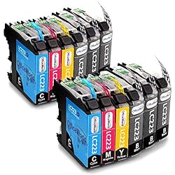 OfficeWorld Reemplazo para Brother LC223 Cartuchos de tinta Alta Capacidad Compatible para Brother DCP-J562DW DCP-J4120DW MFC-J480DW MFC-J4420DW MFC-J5320DW (6 Negro, 2 Cyan, 2 Magenta, 2 Amarillo)
