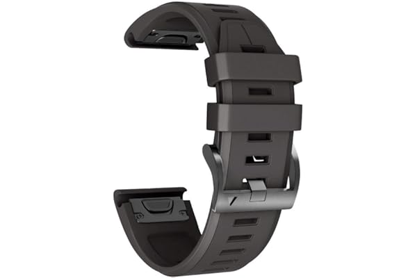 NotoCity Bracelet Fenix 5X avec Fermoir à Ressort, 26 mm Bracelet en Silicone à Ajustement Facile Compatible Garmin Fenix 5X / Fenix 5X Plus/Fenix 3 / Fenix 3 HR/Fenix 6X/Fenix 6X Pro