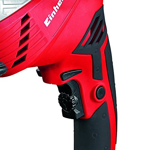 Einhell Schlagbohrmaschine RT-ID 65/1 (650 W, Bohrleistung Ø Holz 25 mm, Beton 13 mm, Metall 10 mm, Metall-Schnellspannbohrfutter, Spindelarretierung, Bohrerdepot im Handgriff, Koffer) - 5