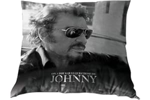 AYMAX S.P.R.L Polyester Coussin Johnny hallyday 40x40 cm