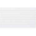 Q-Connect Record Card 127x76mm Ruled Feint White (100
