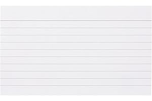 Q-Connect Record Card 127x76mm Ruled Feint White (100 Pack)