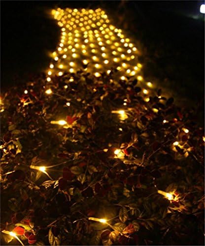 REDOI Christmas Flash Net Fairy Series Lights (Warm White) Wedding 8 Flash Mode Controller Waterproof Home Garden Nursery Night Decoration 868 LED 6 * 4 M