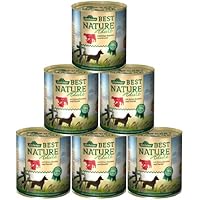 Dehner Best Nature Hundefutter, Adult Rind und Pute mit Karotten, 6 x 800 g (4.8 kg)