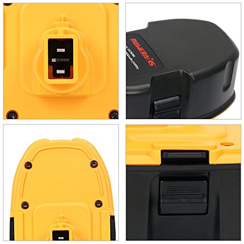 2x POWERAXIS 18V 3,0Ah NIMH Ersatzakku für Dewalt DC9096 DE9095 DE9039 DE9096 DE9098 DE9503 DW9095 DW9096 DW9098 - 6
