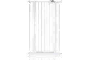 Bettacare Child and Pet Gate, 75cm - 83cm, Slate Grey, Extra Tall Gate 104cm in Height, Pressure Fit Stair Gate, Baby Gate and Suitable for Dog Gate or Pet Barrier, Easy Installation