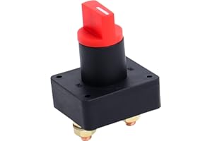 Staccabatteria 300A per Autocarro Barca Marina, Sezionatore Rotativo On/Off Interruttore di Scollegamento Poweka