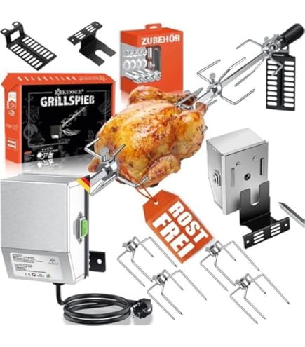 bbq Toro Universeel spiesrek voor rotisserie met 6 spiesjes | grillmand