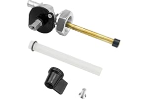 TADYAO Kraftstoffgasventil Benzinhahn passend für Honda Shadow Spirit Sabre Aero ACE 1100 VT1100C VT1100C2 VT1100C3 VT1100T VT1100C2 VT1100B VT1100A VT11100CL 1995-20 07 Re. Ort 16950-MAH-023