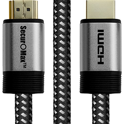 Price comparison product image HDMI Cable 4.5m - Braided Cord - 4K HDMI 2.0 Ready - High Speed - Gold Plated Connectors - Ethernet / Audio Return Channel - Video 4K UHD 2160p,  HD 1080p