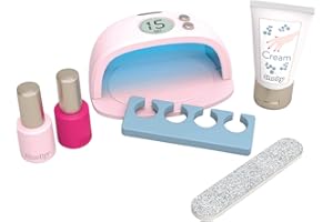 Smoby Toys My Beauty - Set Manicure per Manicure (6 Pezzi) per Bambini dai 3 Anni in su, con Effetto Luce e Suono