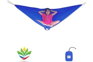 HAMMOCK BLISS Sky Kid Hammock - Tween Hammocks - Small Camping H A M M O C K, K I D S Camping Gear, Indoor/Outdoor - The Ideal Starter Hammock for Kids