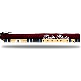 thumbnail image 2 of Radhe Flutes C Natural Bansuri - Right Handed PVC Fiber Flute With Velvet Cover, Tuned To A=440Hz 2 of 11