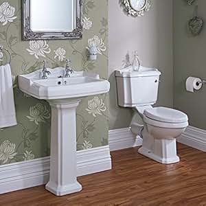 bath basin and toilet sets