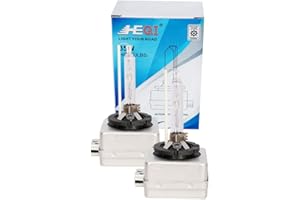 HEQI D1S Xenon HID Headlights Bulb - 6000K 35W Replacement Lights -24 month Warranty- Pack of 2