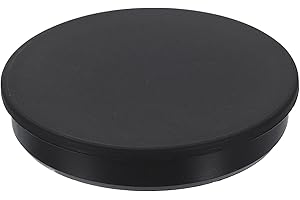 sourcing map Silicone Hole Plug, Waterproof Round Rubber Stoppers Bottle Seal Plugs Tube Pipe End Caps for 90mm/3.54" Hole for Bathtub Bottle, Black