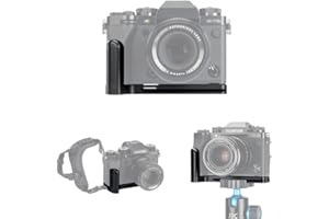 JJC Metall Handgriff Schnellwechselplatte L Halterung Halter für Fujifilm X-T5 XT5 ersetzt Fuji MHG-XT5 Handgriff