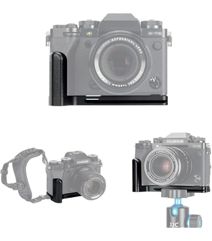 Hersmay L-Bracket In Alluminio Per Fujifilm X-T5 - Piastra A Sgancio Rapido Arca Swiss, Compatibile Con Gimbal DJI RS Series