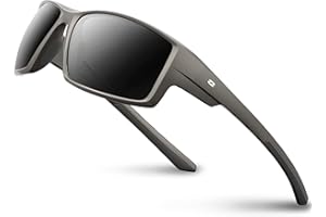 RIVBOS Sonnenbrillen Fahrradbrille Radsportbrillen Sportbrille für damen herren Polarisierte TR90 Superleichtes Unzerbrechlicher Rahmen UV400 Wandern Laufen Golfen und Fischen RBS861