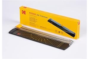 ‎KODAK KODAK Laminator KD-TTA4-5 - Maszyna do cięcia papieru 5 arkuszy A4 80gsm, Maksymalna szerokość wejściowa : 305 mm, rozmiar maszyny: 355 x 966 x 22mm