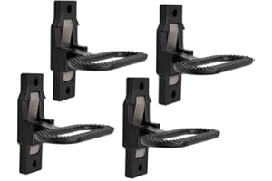 Mytee Products 4 Pack Galvanized Steel Folding Side Step for Trucks & Trailers - Enhanced Safety & Provides Sturdy Platform for The User to Step On - Black E Coat (4.75"X2.25")