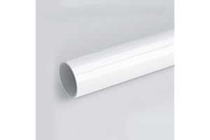 COYOUCO Tuyau en PVC 180 mm de diamètre extérieur x 3 mm d'épaisseur de paroi Longueur 0,2 m à 1,5 m Tuyau en Plastique Dur pour Le Drainage, l'amélioration de l'habitat 1 pièce,0.2M