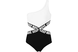 TiaoBug Ragazza Costume Intero da Bagno Bambina Arcobaleno Protezione Solare Body da Nuoto Surf Colorato Costume Mare Piscina Completo da Spiaggia Swimsuit 2-16 Anni