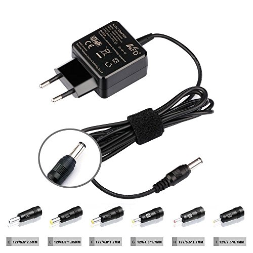 KFD Universal Netzteil 9,5V 2A Ladegerät für Philips Tragbarer DVD Player, Sylvania Tragbarer DVD Player, Philips PD7012 7" PD7030 DVD Player, Insignia Tragbarer DVD Player, Pioneer dvd, Ematic, Sony Portable Dvd Player Dvp-fx810 Dvpfx810 Kabel Ladekabel mit 6 steckers 5,5 x 2,5mm /4,0 x 1,7mm / 4,8 x 1,7mm / 3,5 x 1,35mm / 2,5 x 0,7mm / 5,5 x 1,7mm