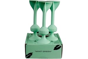 TOSSIT Juego Dardos de Silicona Ventosa - Juega con Familia y Amigos, Modos Petanca o Bocha y más! Ideal Interior Exterior, Diversión Portatil Todas Las Edades! Limited Edition Expansion, Mint Green