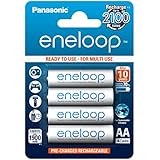 eneloop BK-3MCCE/4BE AA Rechargeable Battery, 1900 mAh, Pack of 4