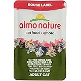Rouge Label Katzenfutter Thunfischfilet und Algen (24 X 55 g)