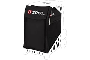 Zuca SIBO032 Sport Insert Bag Obsidian Black Logo Embroidery in Red White 89055900032 by ZUCA